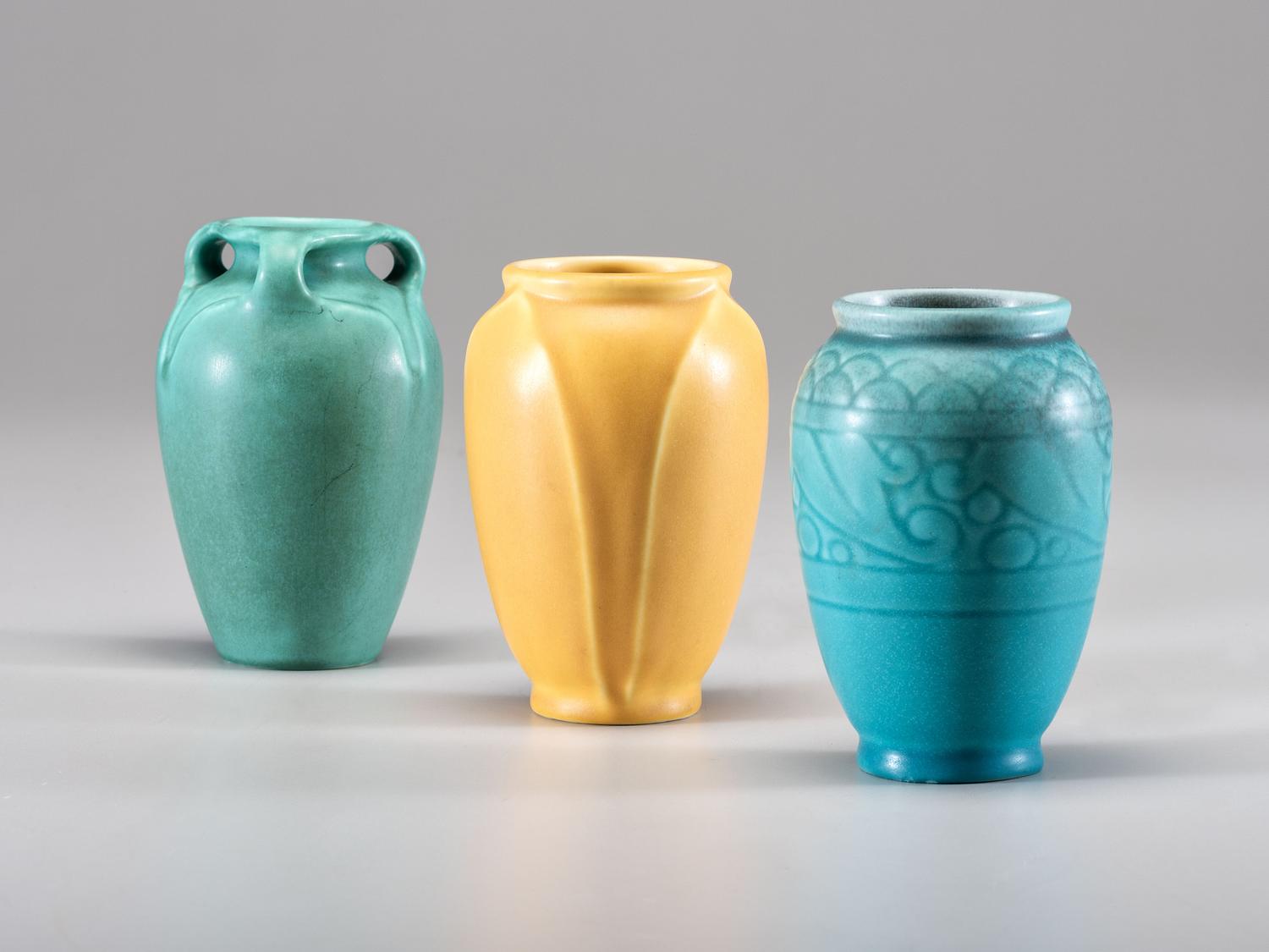 Three Production Vases