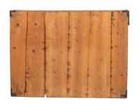 A Japanese Pressed Metal Mounted Tansu Chest