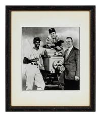 A Group of 14 Photographs of Various Chicago Baseball Players Formerly Displayed at Mike Ditka’s Restaurant