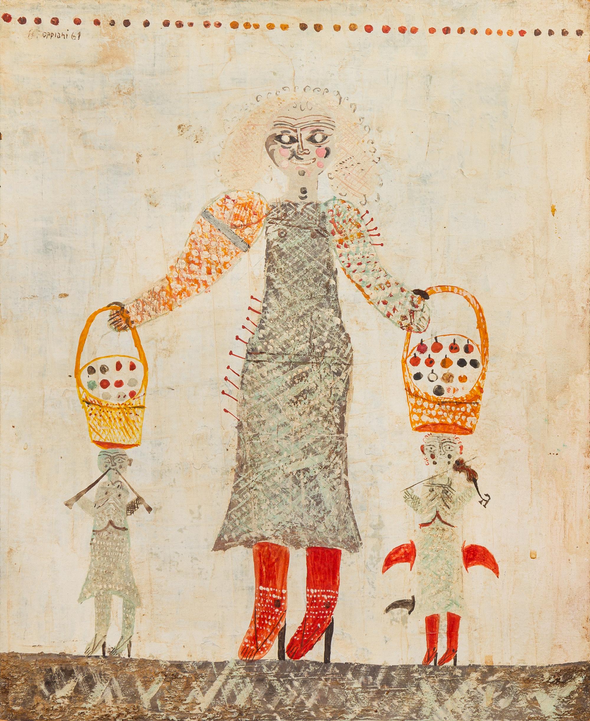 Gustavo Foppiani, (Italian, 1925-1986), La Stagione Della Frutta, 1961