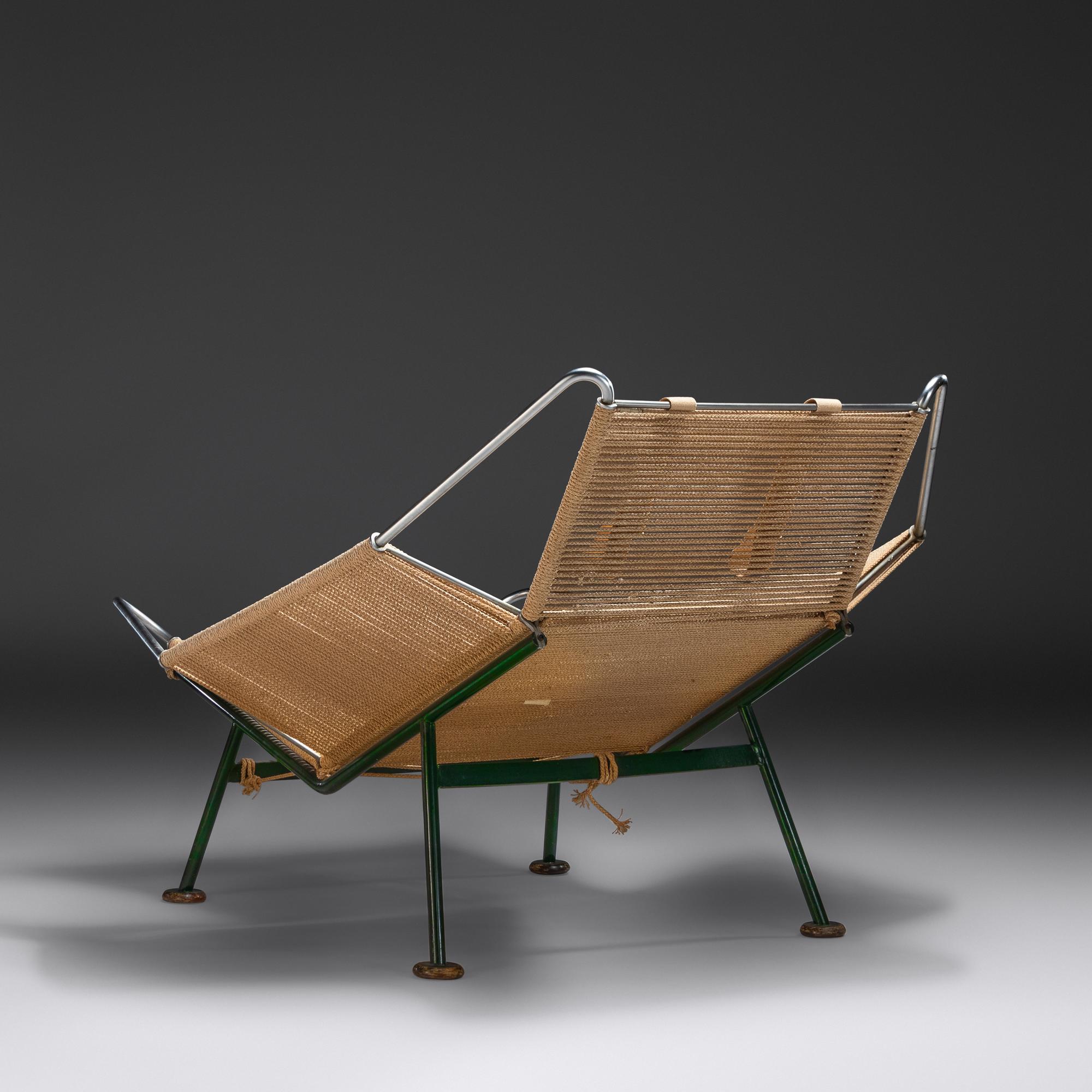 'Flag Halyard' Lounge Chair, c. 1960 Getama, Denmark