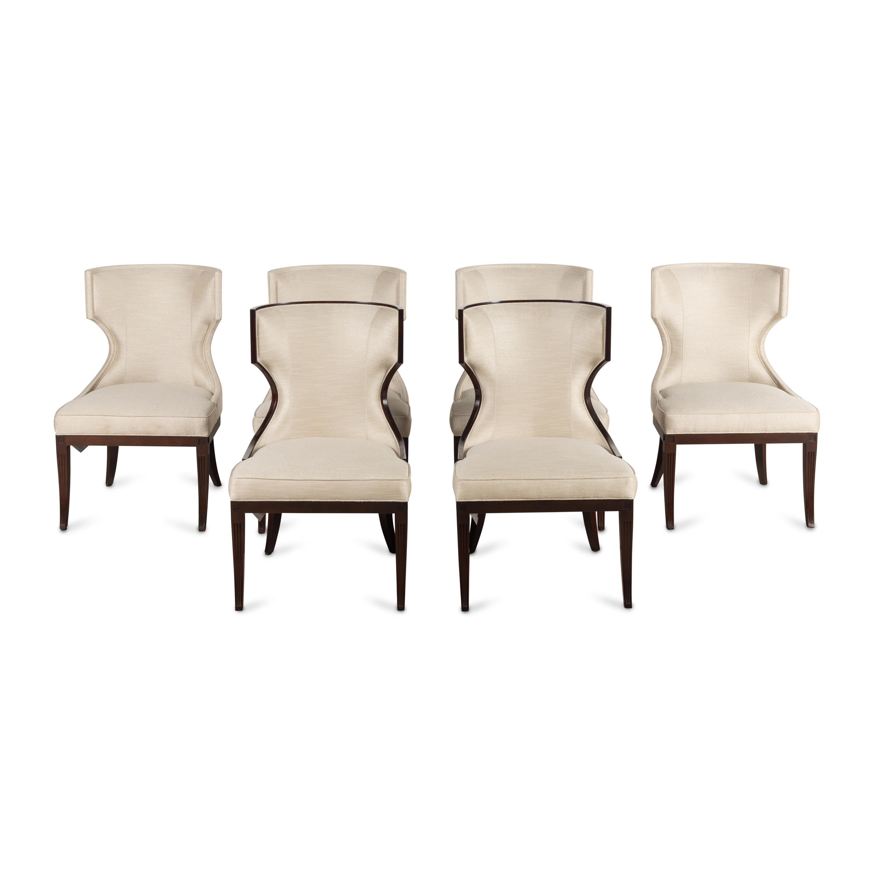 A Set of Six Baker Marat Dining Chairs