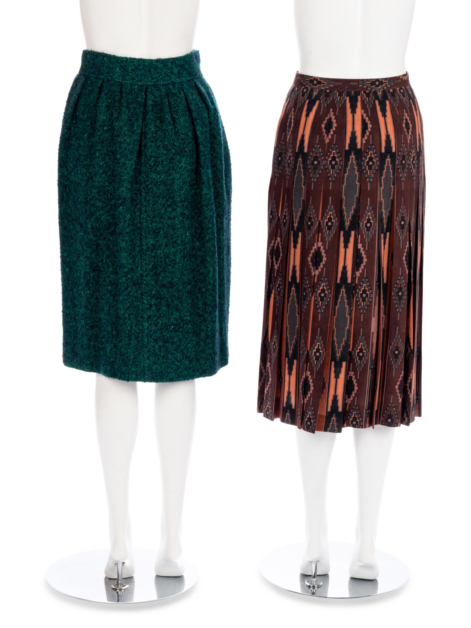 Collection of Eight Vintage Yves Saint Laurent Separates, 1970-90s