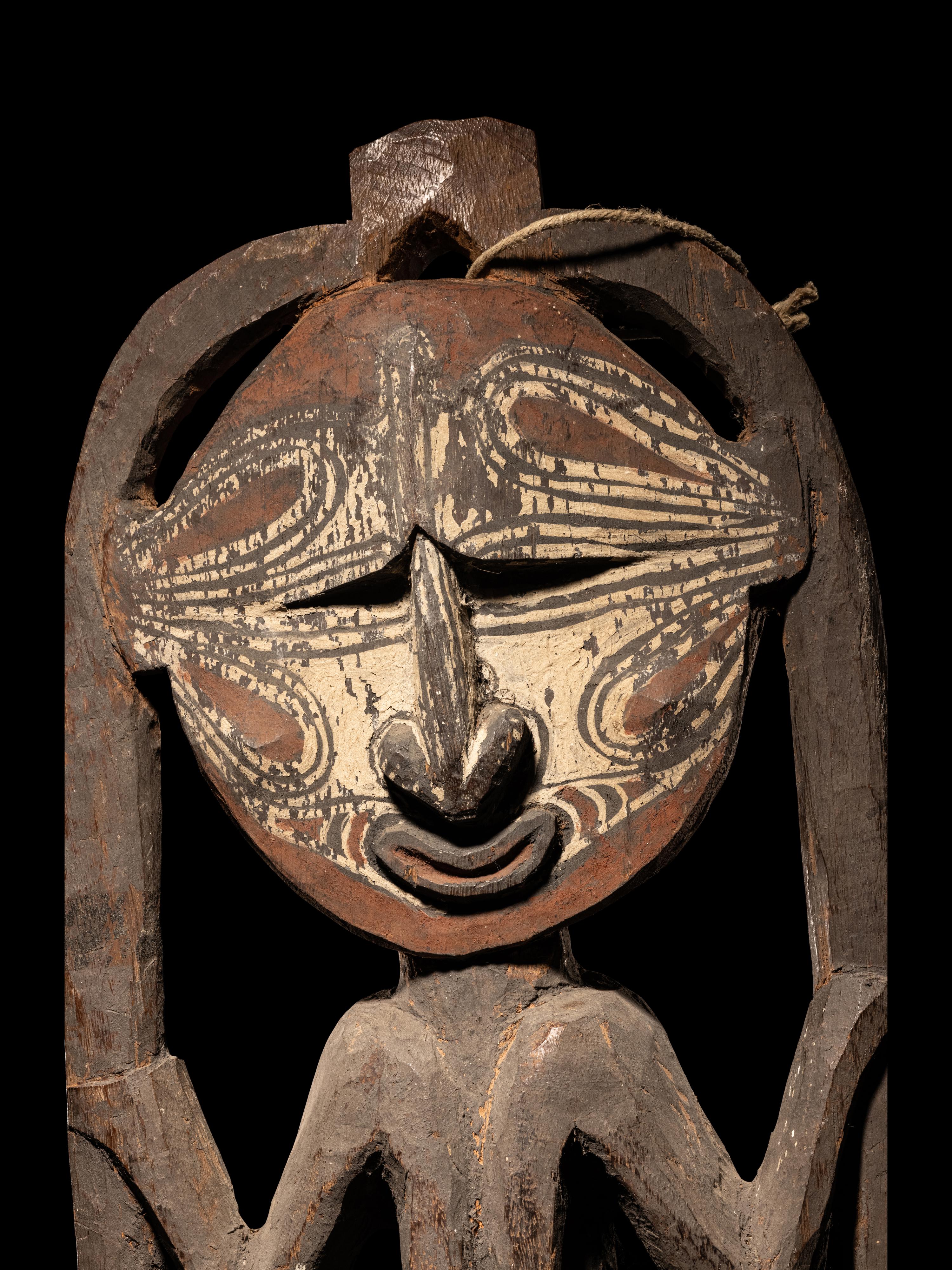 An Iatmul Wood Skull Rack