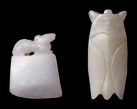 Four Chinese Jade Pandants