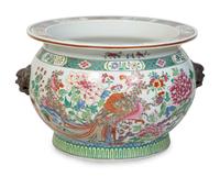 A Pair of Chinese Export Porcelain Jardinieres — 19TH CENTURY