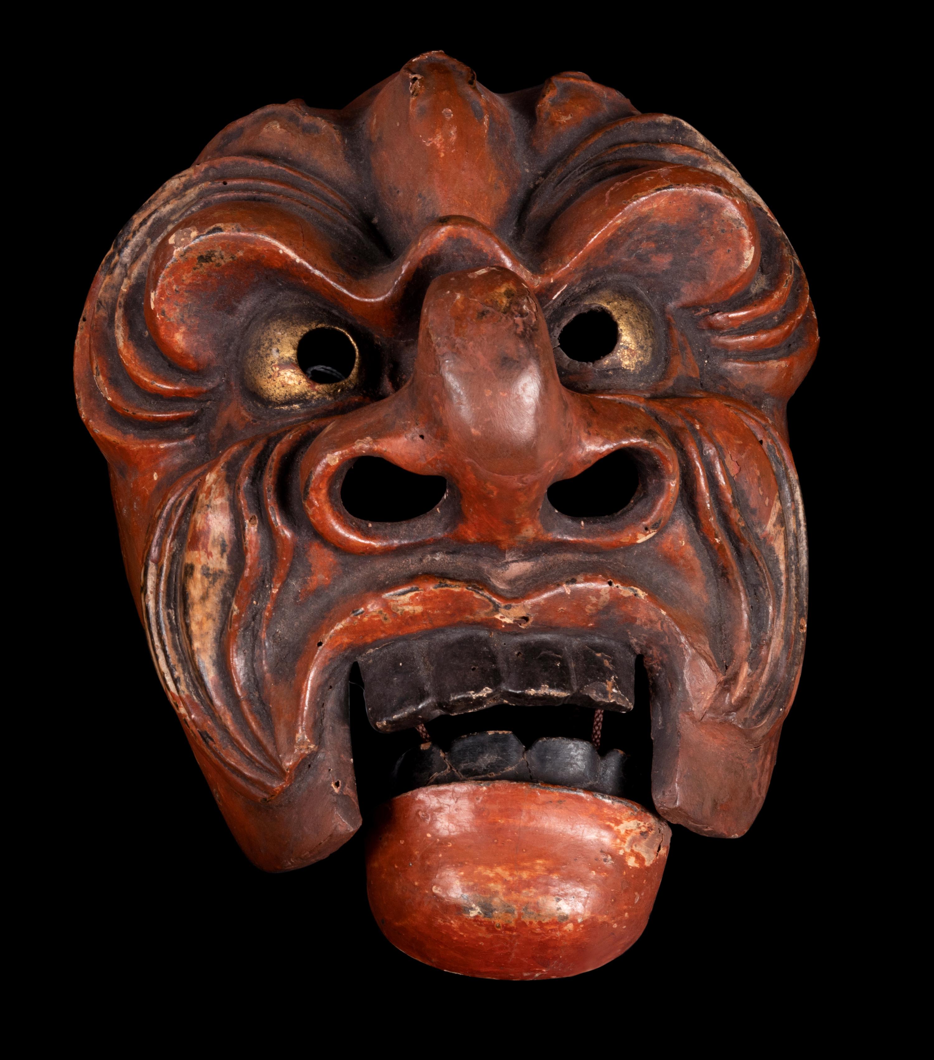 13 Wood Theatre Masks