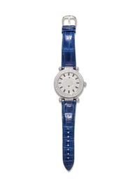 FRANCK MULLER, 18K WHITE GOLD AND DIAMOND REF. DM 42D2RCD 'DOUBLE MYSTERY' WRISTWATCH
