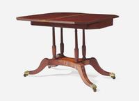 A late Federal mahogany card table, Philadelphia, PA, circa 1815