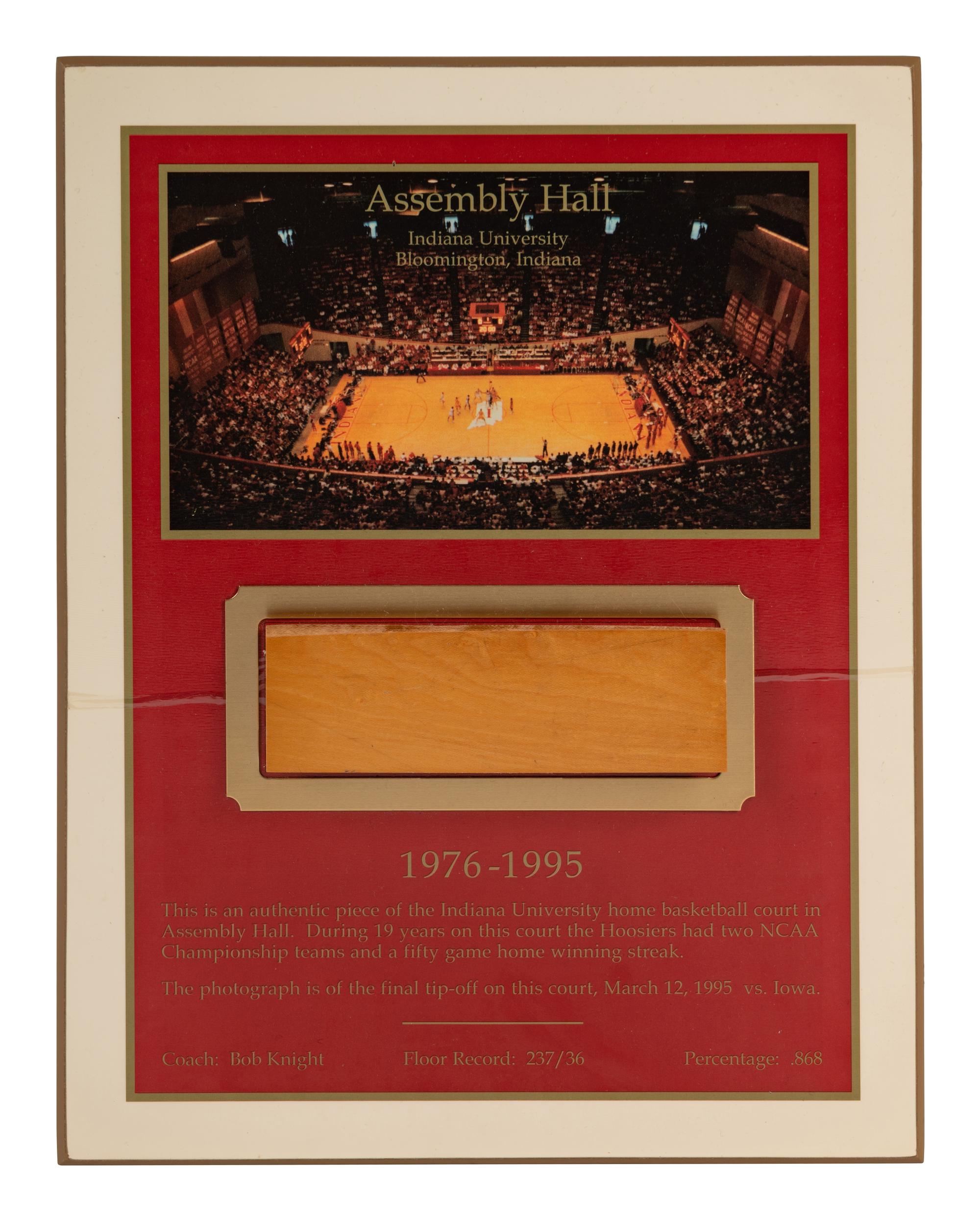 A Group of Indiana University Basketball Signed Autograph Items Including a Signed LeRoy Neiman Hoosier Hooplah Limited Edition Print