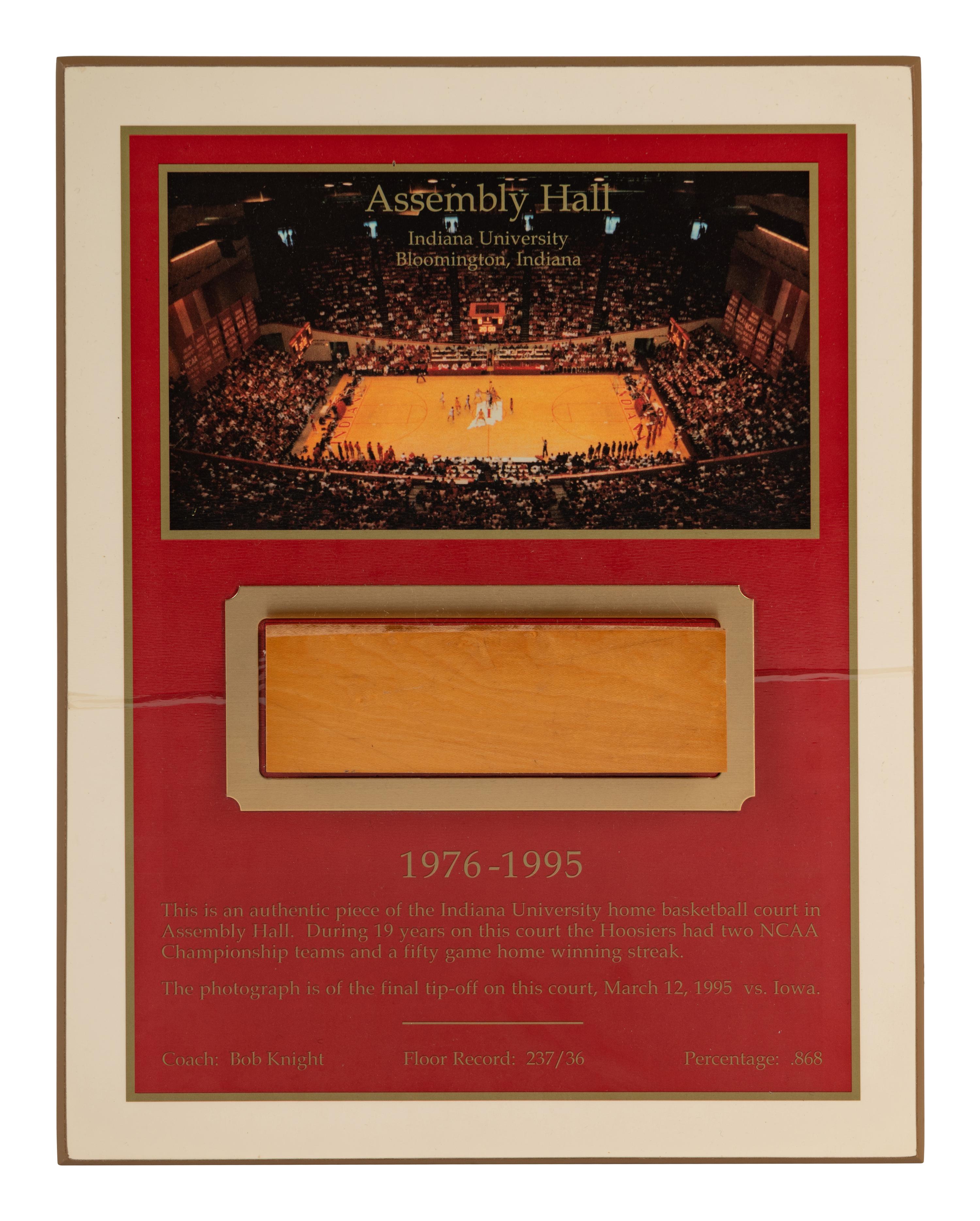 A Group of Indiana University Basketball Signed Autograph Items Including a Signed LeRoy Neiman Hoosier Hooplah Limited Edition Print