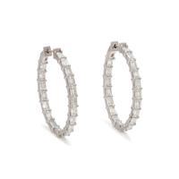 DIAMOND HOOP EARRINGS