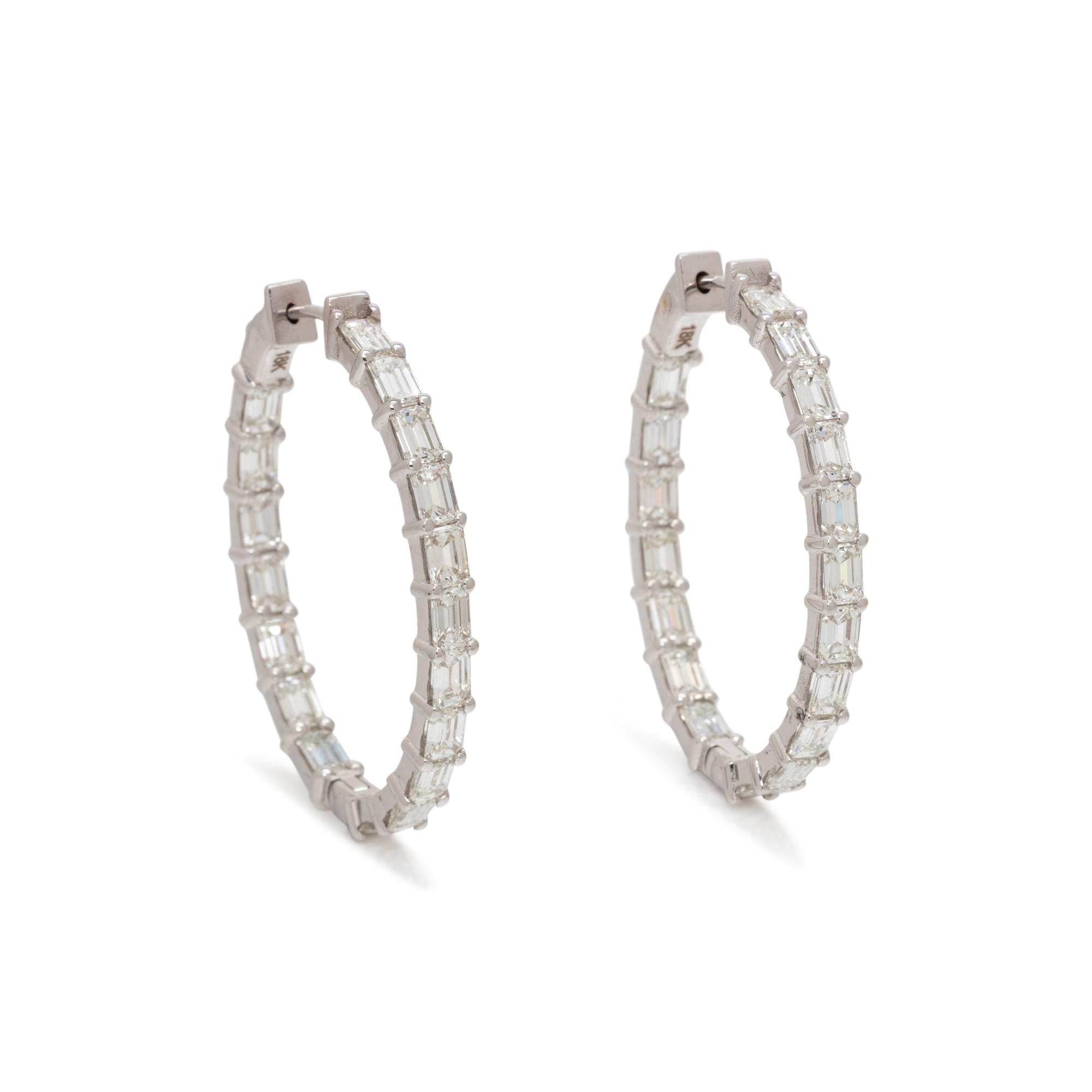 DIAMOND HOOP EARRINGS