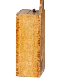 A Federal Grain Paint Decorated Ballot Box