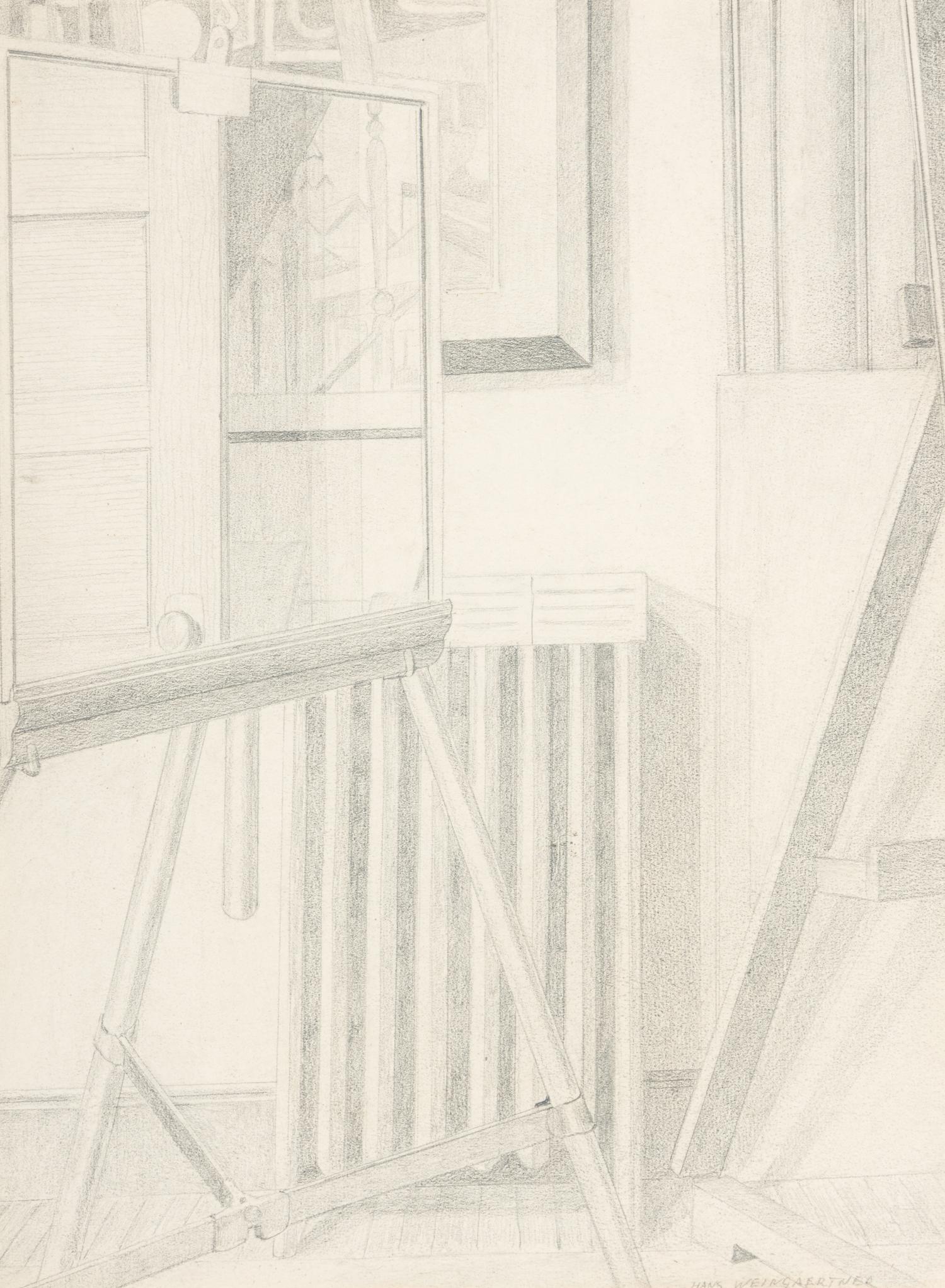 The Studio and The Chair in the Studio (A Pair of Works) , 1938