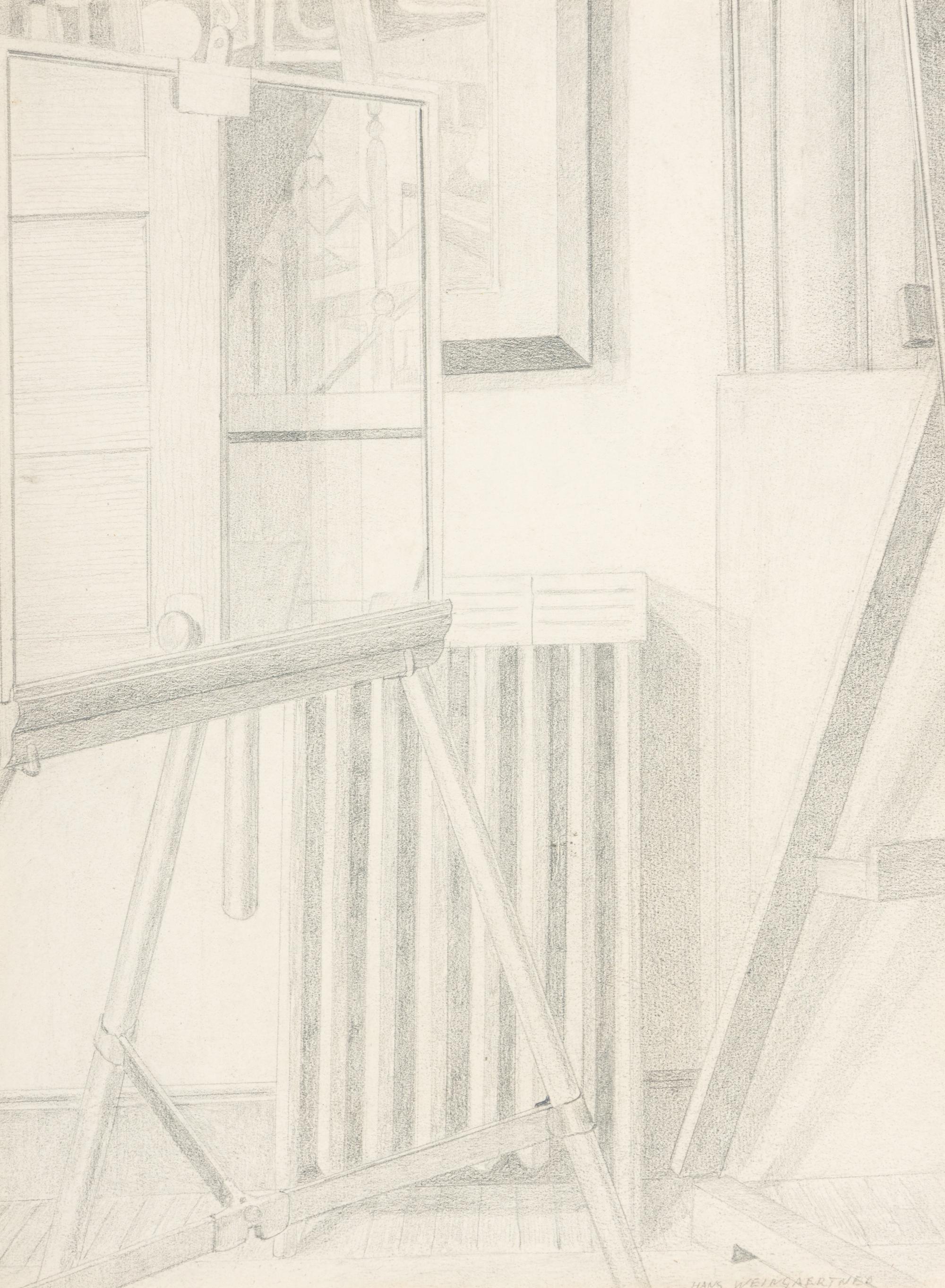 The Studio and The Chair in the Studio (A Pair of Works) , 1938