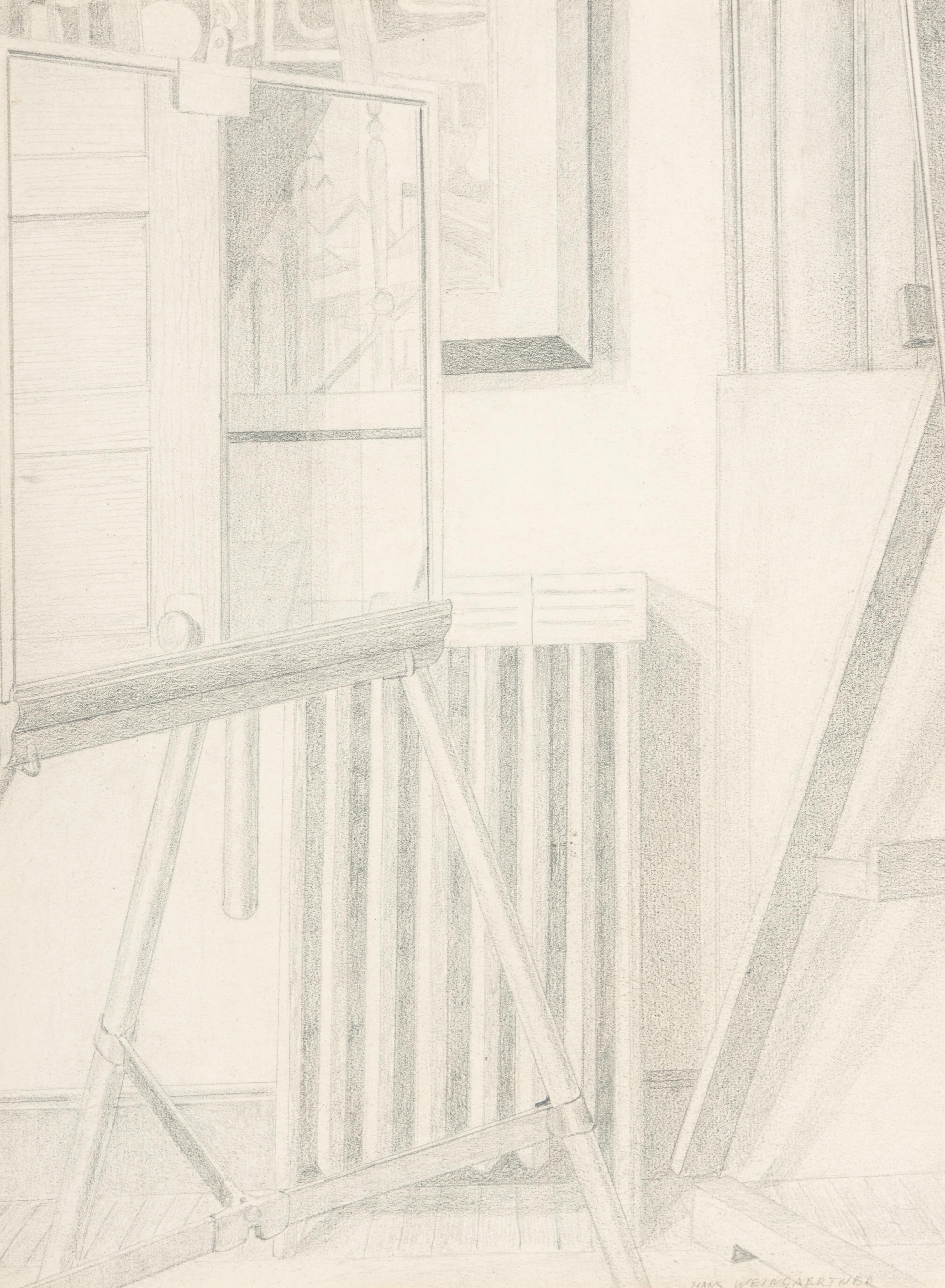 The Studio and The Chair in the Studio (A Pair of Works) , 1938