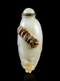 A Chinese Pale Celadon Jade Snuff Bottle