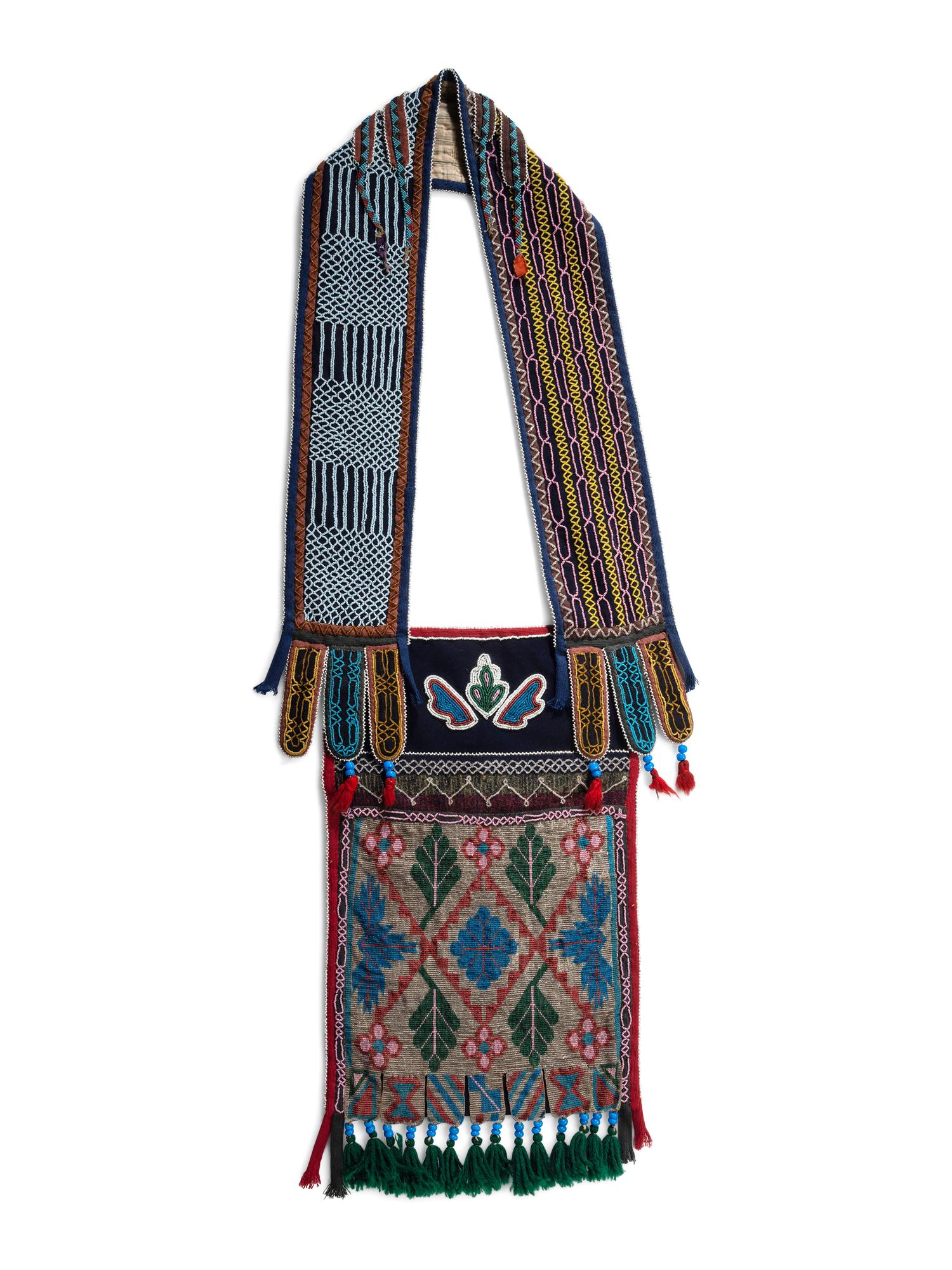 Ho-Chunk Beaded Bandolier Bag