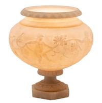 An Italian Alabaster Lamp