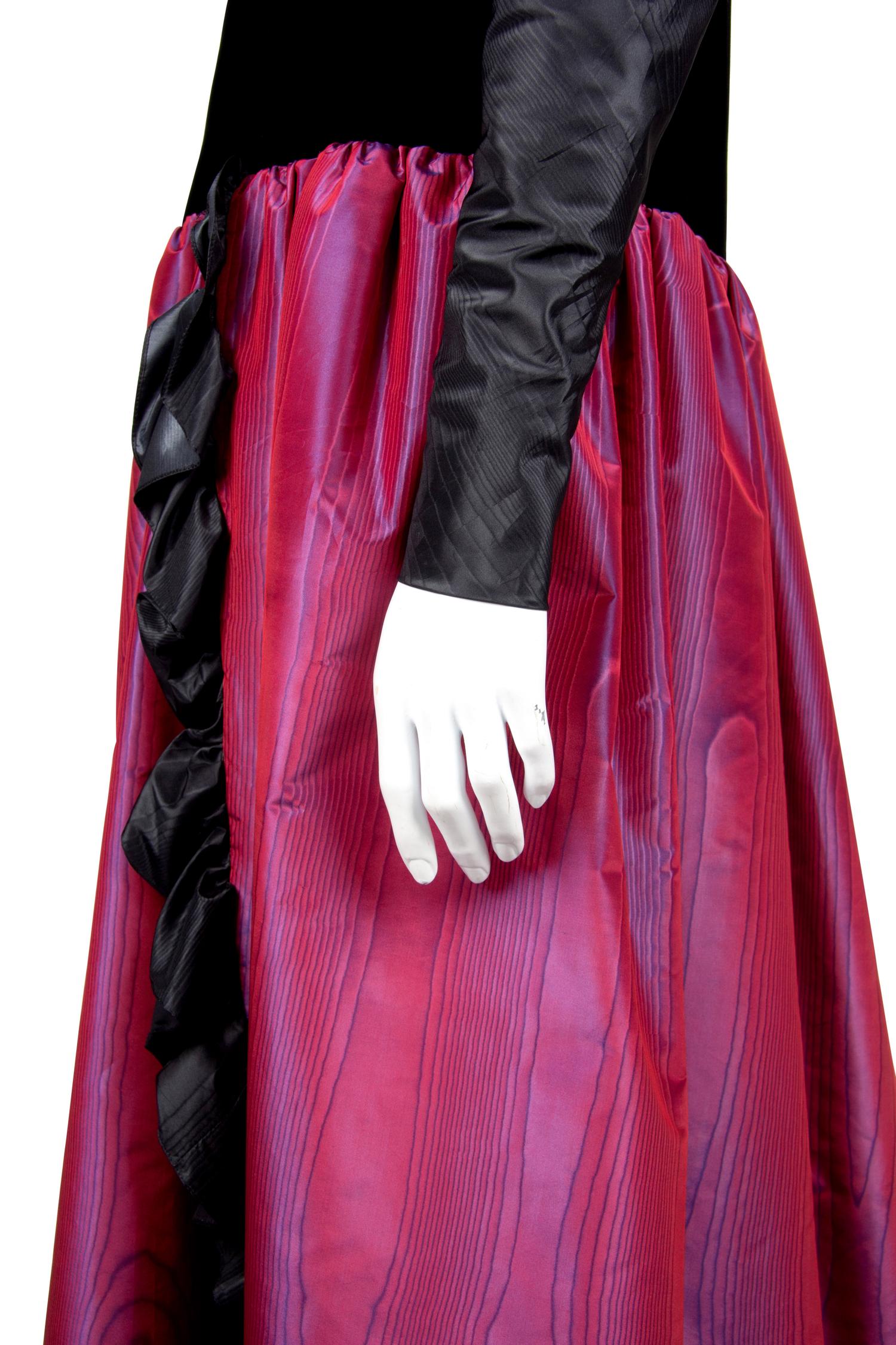 Two Givenchy Evening Gowns and One Bill Blass Cape and Skirt Ensemble, 1970s-1980s — Sold to benefit the Art Acquisition Fund at the Indianapolis Museum of Art at Newfield.