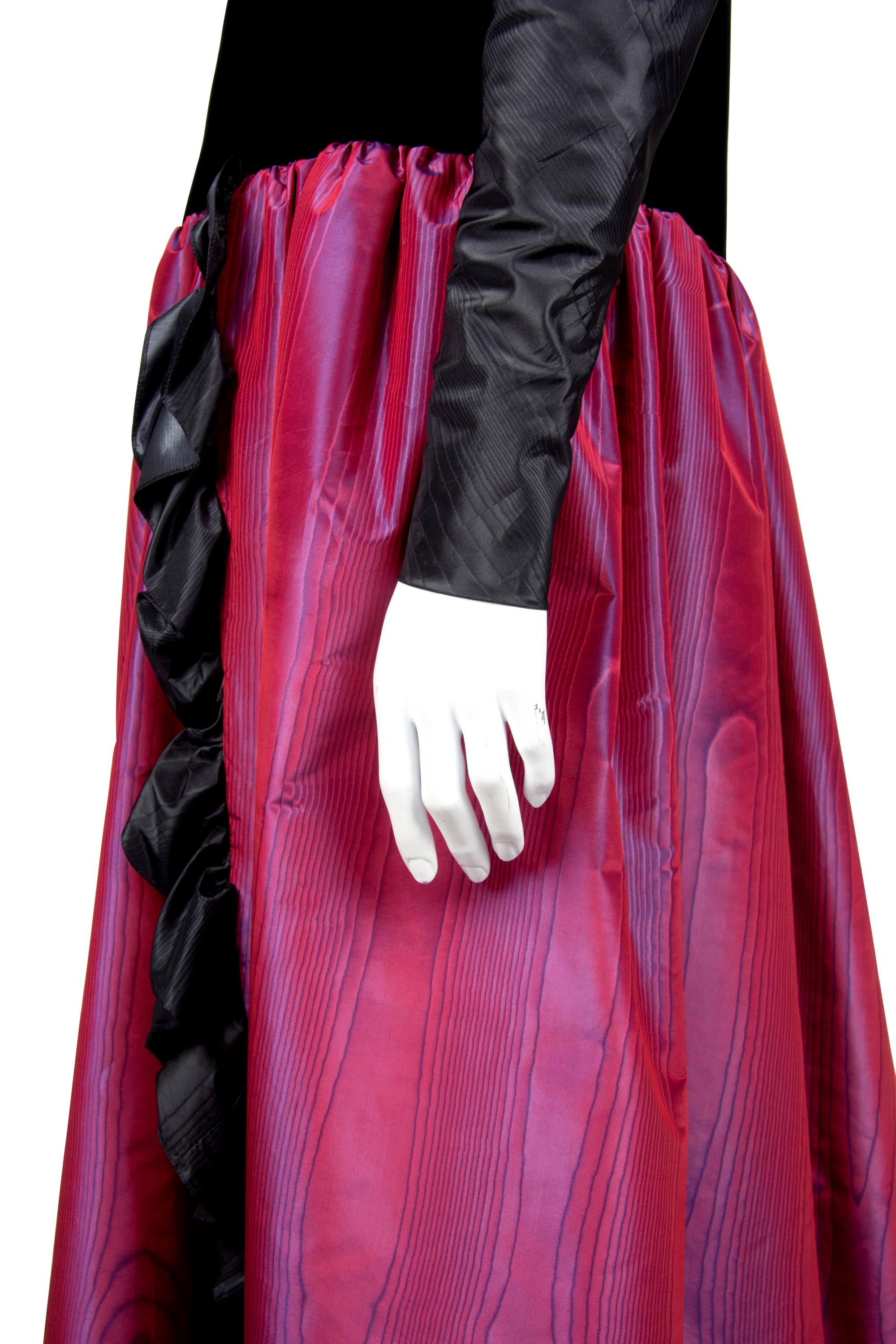 Two Givenchy Evening Gowns and One Bill Blass Cape and Skirt Ensemble, 1970s-1980s — Sold to benefit the Art Acquisition Fund at the Indianapolis Museum of Art at Newfield.