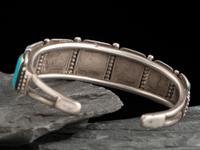 Navajo Silver and Turquoise Cuff Bracelet