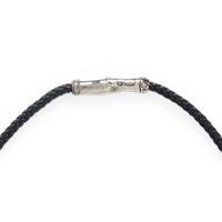 John Hardy, Leather and Sterling Silver Necklace