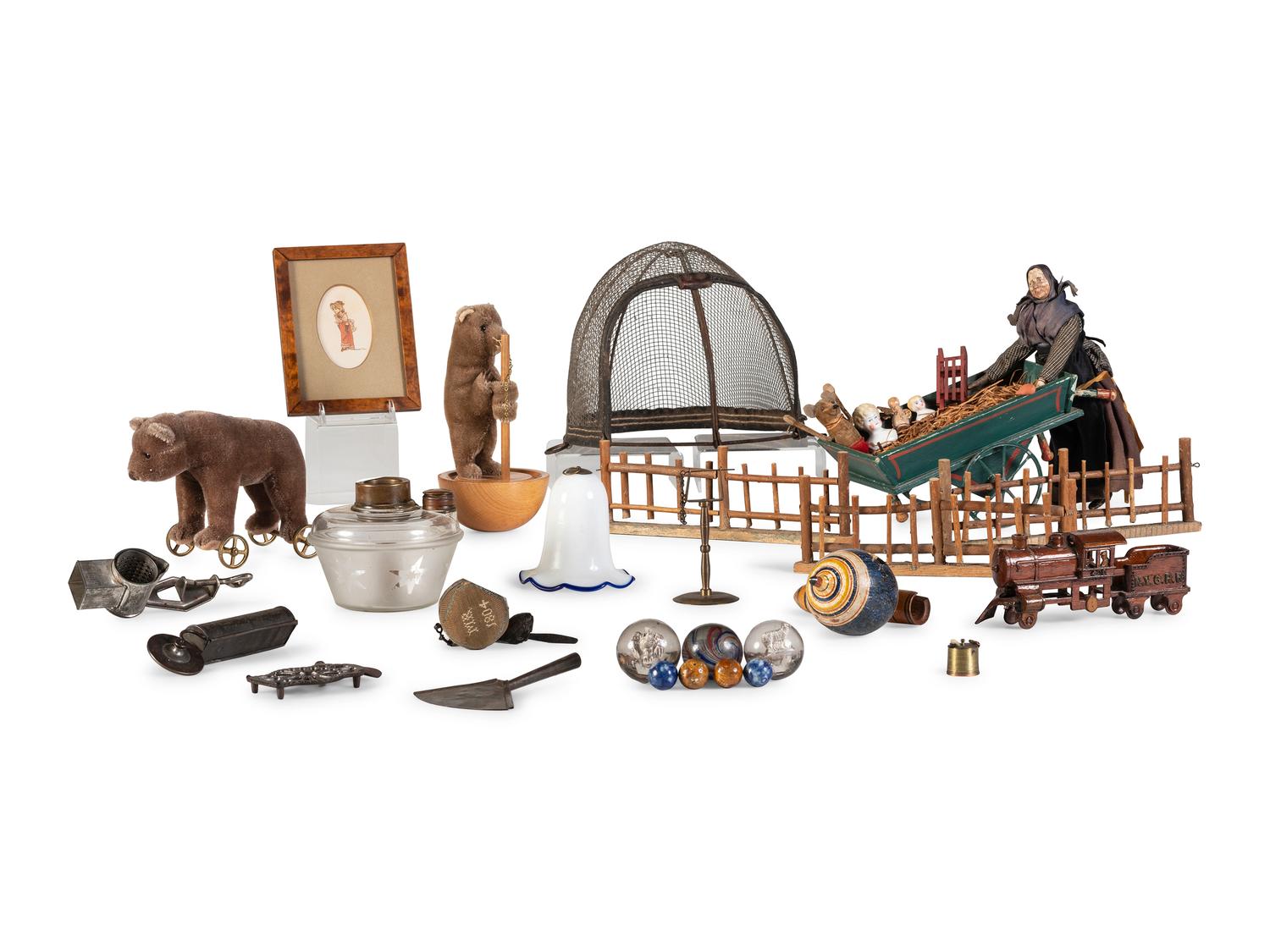 A Collection of Dolls, Marbles and Other Articles