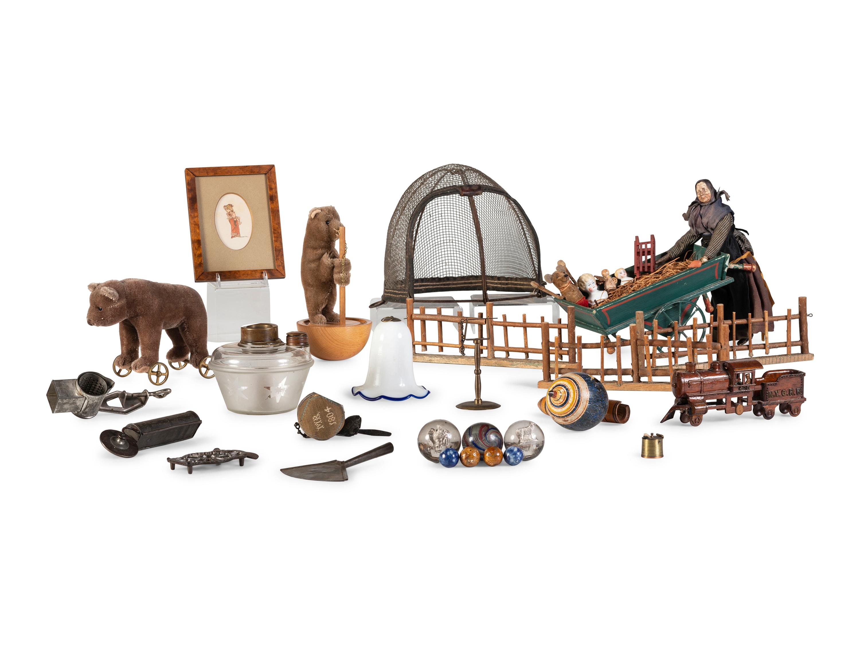 A Collection of Dolls, Marbles and Other Articles