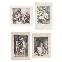 Charles Locke (American, 1899-1983) — Four Works