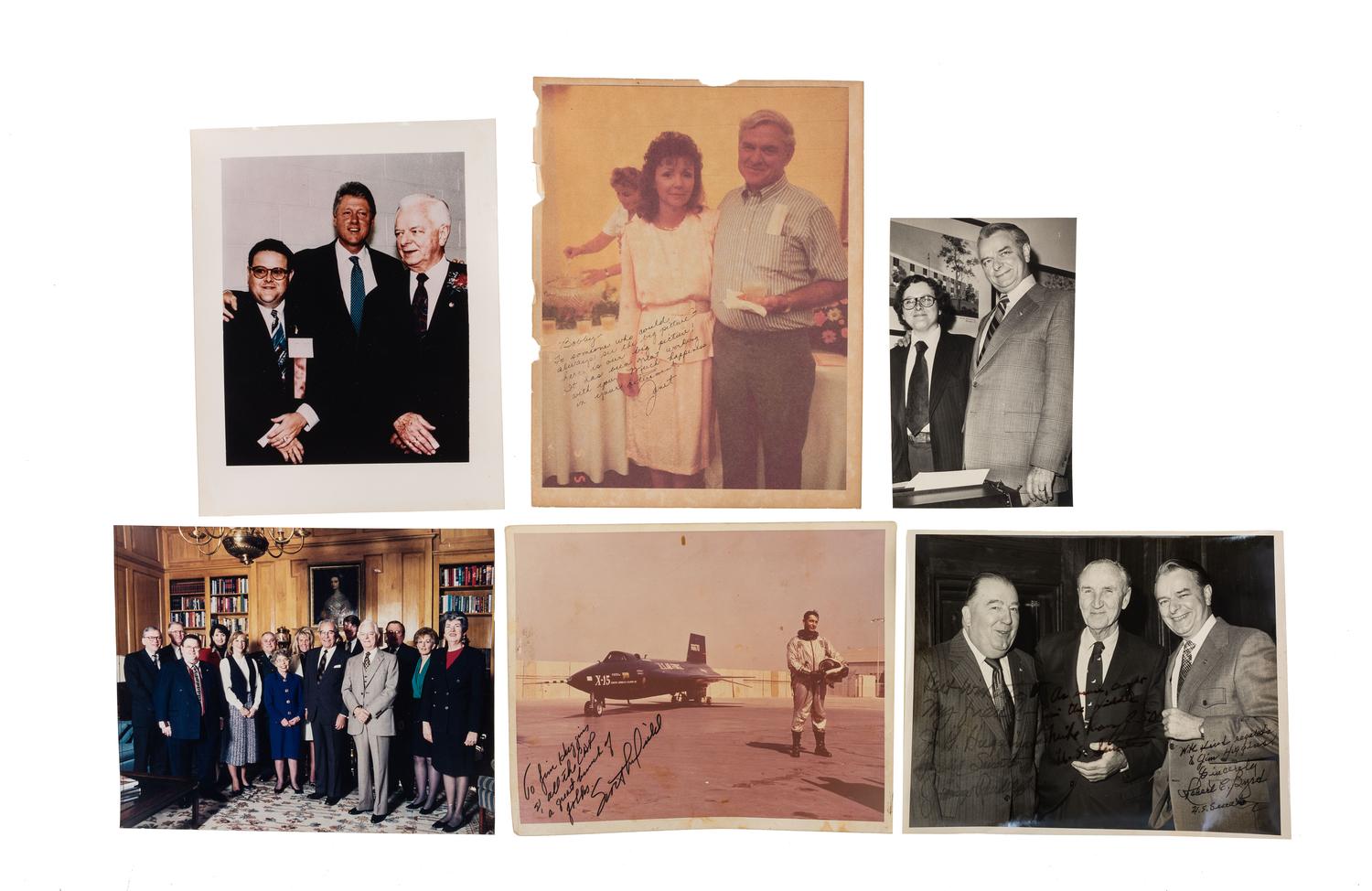 [POLITICS]. Collection of presidential and political autographs and ephemera associated with West Virginia Senator Robert C. Byrd (1917-2010) and his long-time associate James B. Huggins (1950- ).
