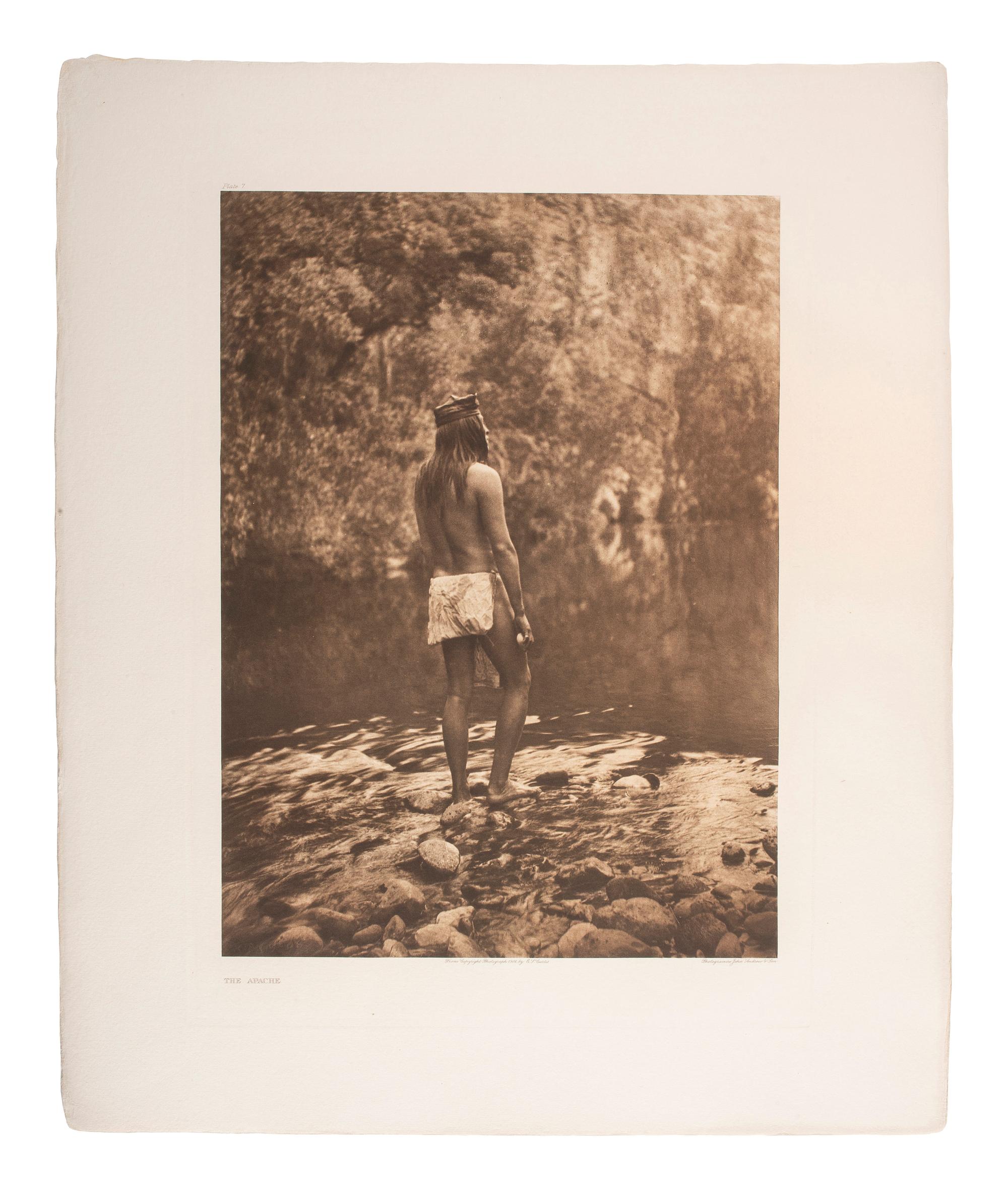 CURTIS, Edward (1868-1952). Group of 22 photogravures, most from portfolio 1 of The North American Indian.