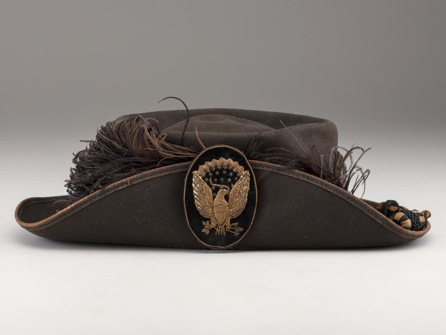 [CIVIL WAR]. Civil War US Officer's slouch hat with regimental number 104.