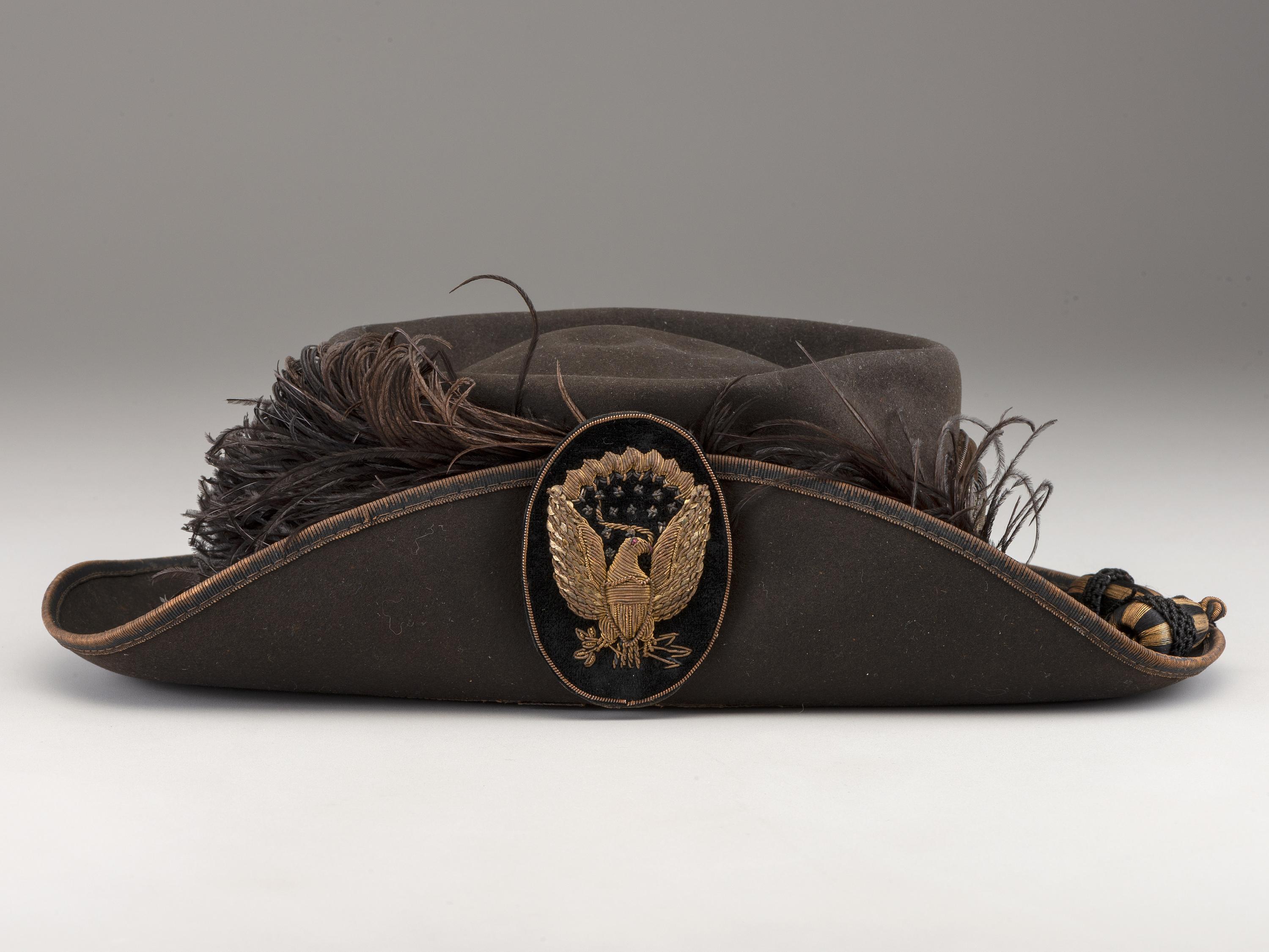 [CIVIL WAR]. Civil War US Officer's slouch hat with regimental number 104.