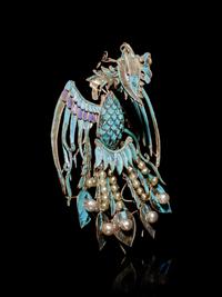 A Kingfisher Feather Phoenix-Form Headdress