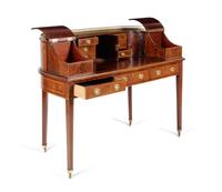 A Regency Mahogany Carlton House Desk