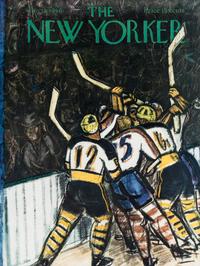 THE NEW YORKER. Five hockey-themed covers of The New Yorker, 1959-2003. Framed.