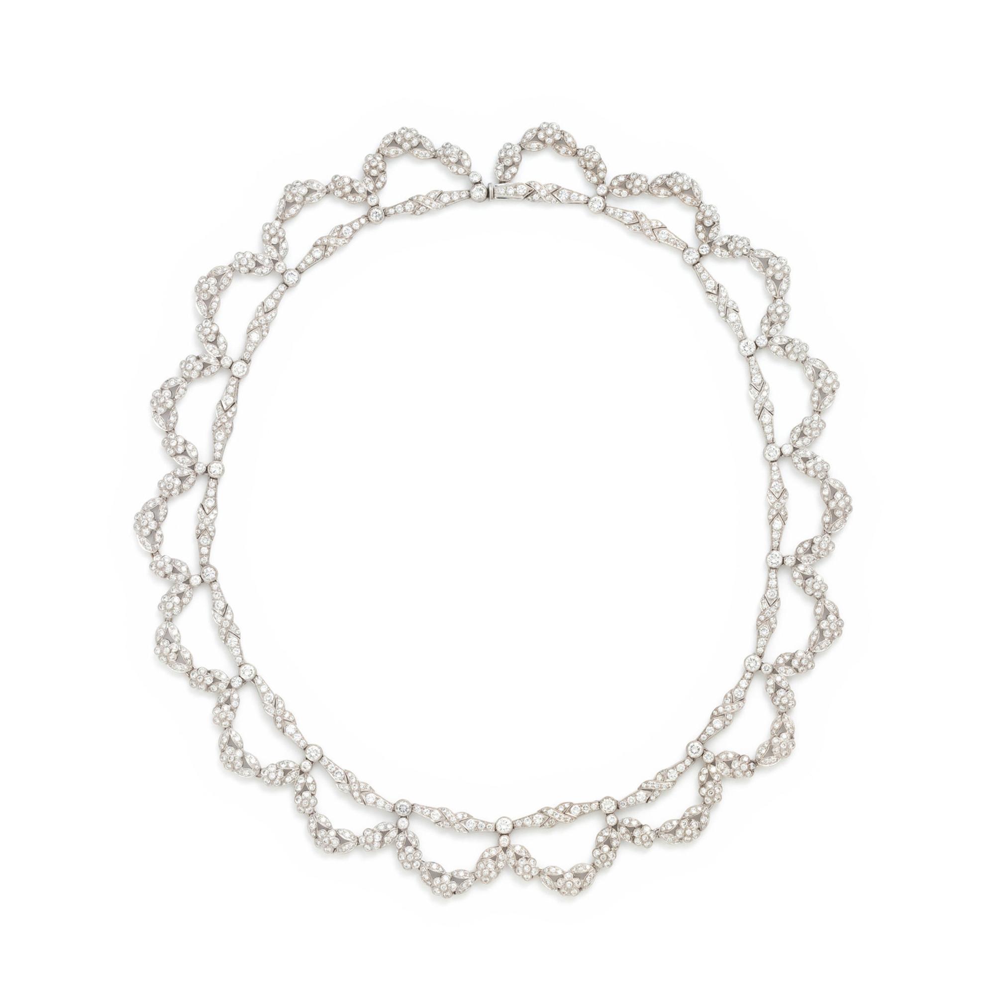 DIAMOND GARLAND NECKLACE