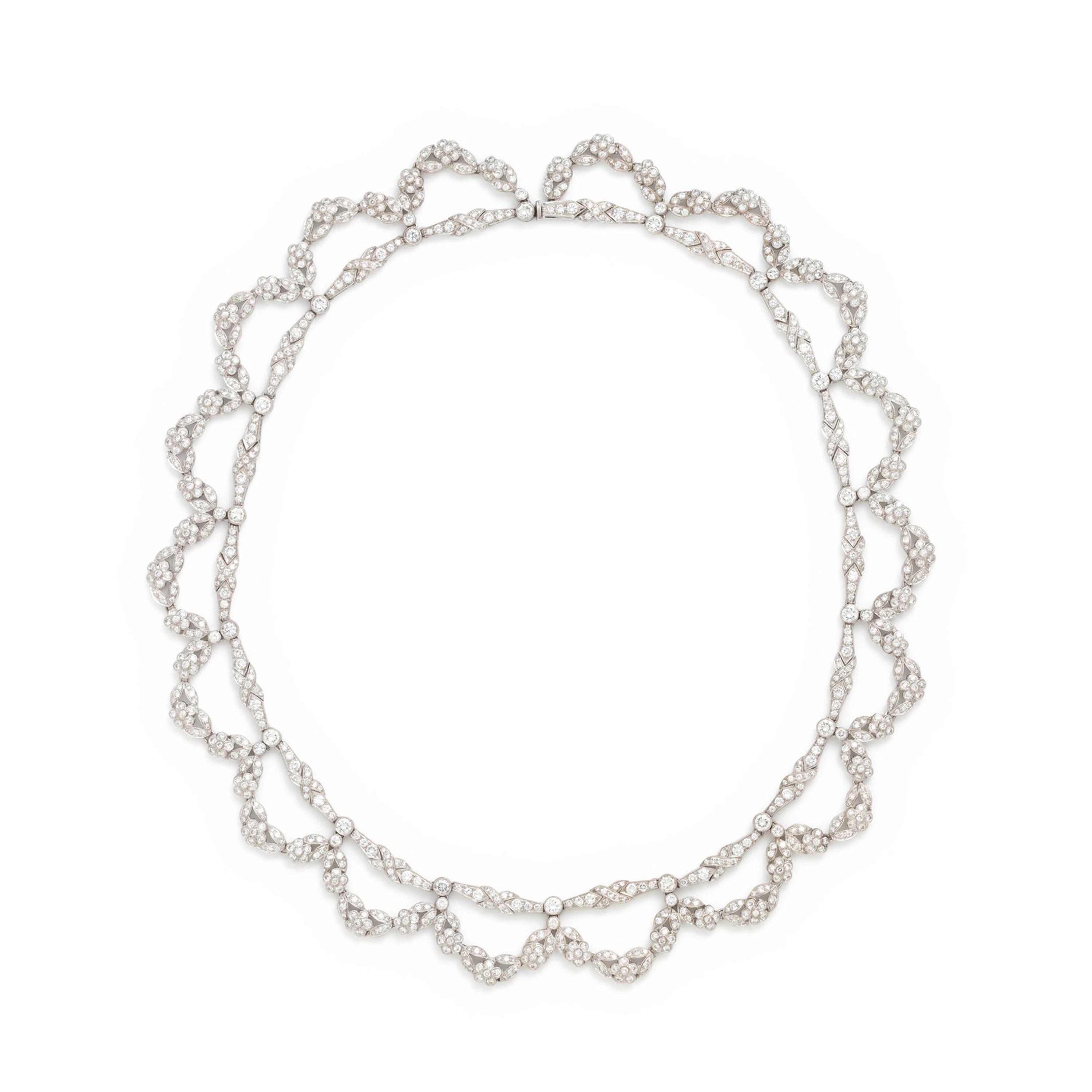 DIAMOND GARLAND NECKLACE