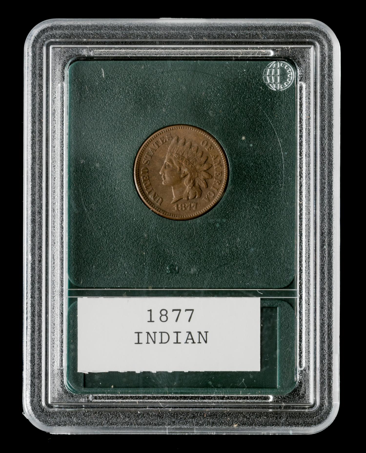 A United States 1877 Indian Head 1c Coin