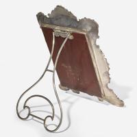 A sterling silver floral repoussé dressing mirror Reed & Barton, Taunton, MA, early 20th century