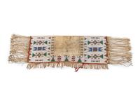 Sioux Beaded Hide Saddlebags