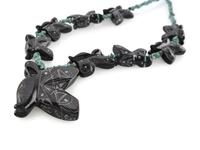 Single-strand Carved Butterfly Necklace