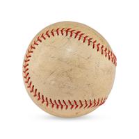 A Ty Cobb Signed Autograph Baseball (Beckett Authentication Services Letter of Authenticity)