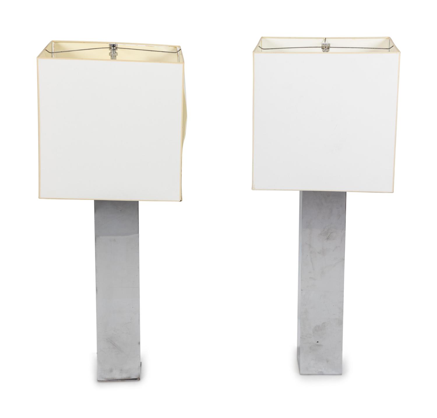 A Pair of Monumental Modernist Table Lamps — MID 20TH CENTURY