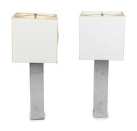 A Pair of Monumental Modernist Table Lamps — MID 20TH CENTURY
