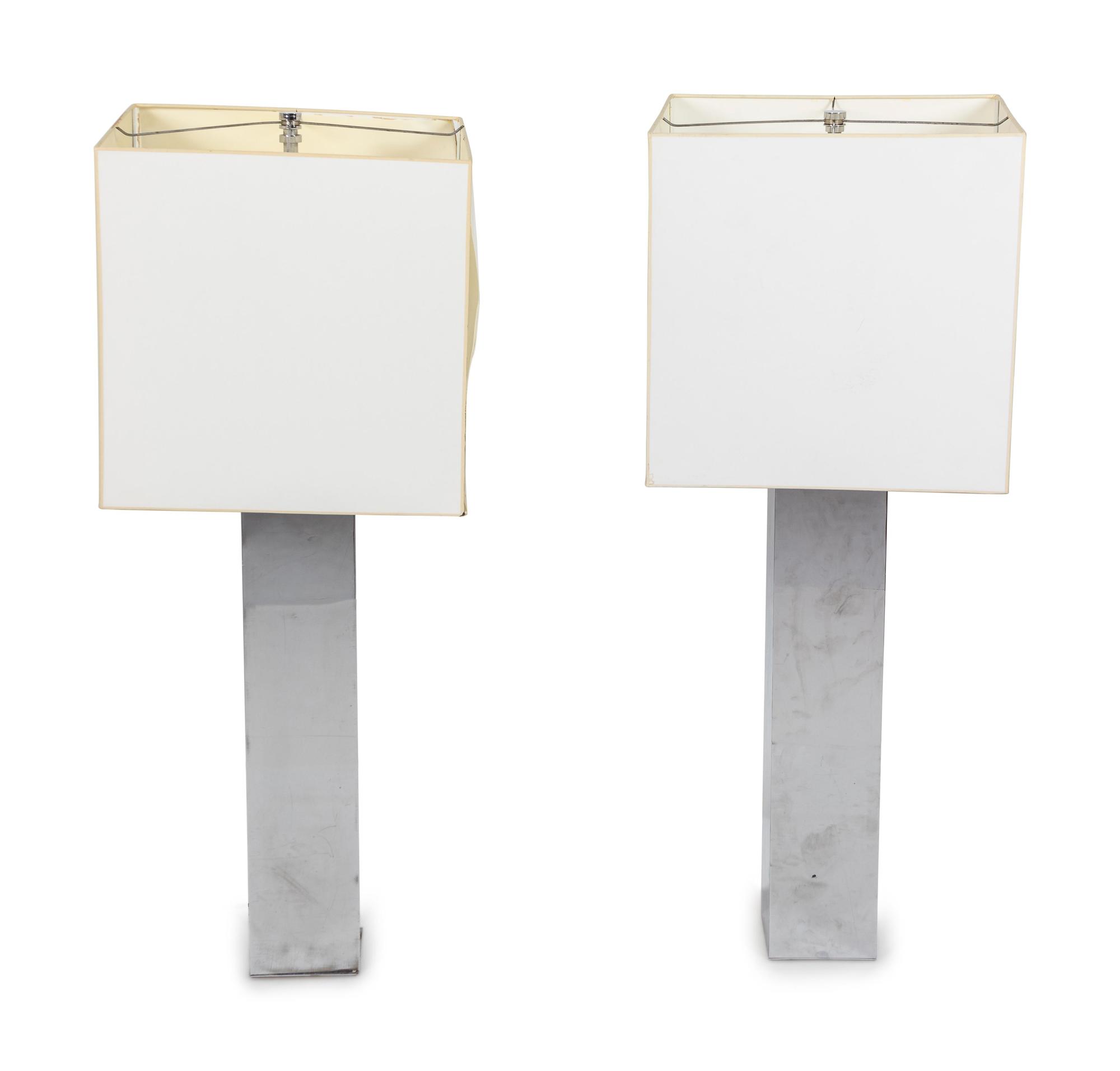 A Pair of Monumental Modernist Table Lamps — MID 20TH CENTURY