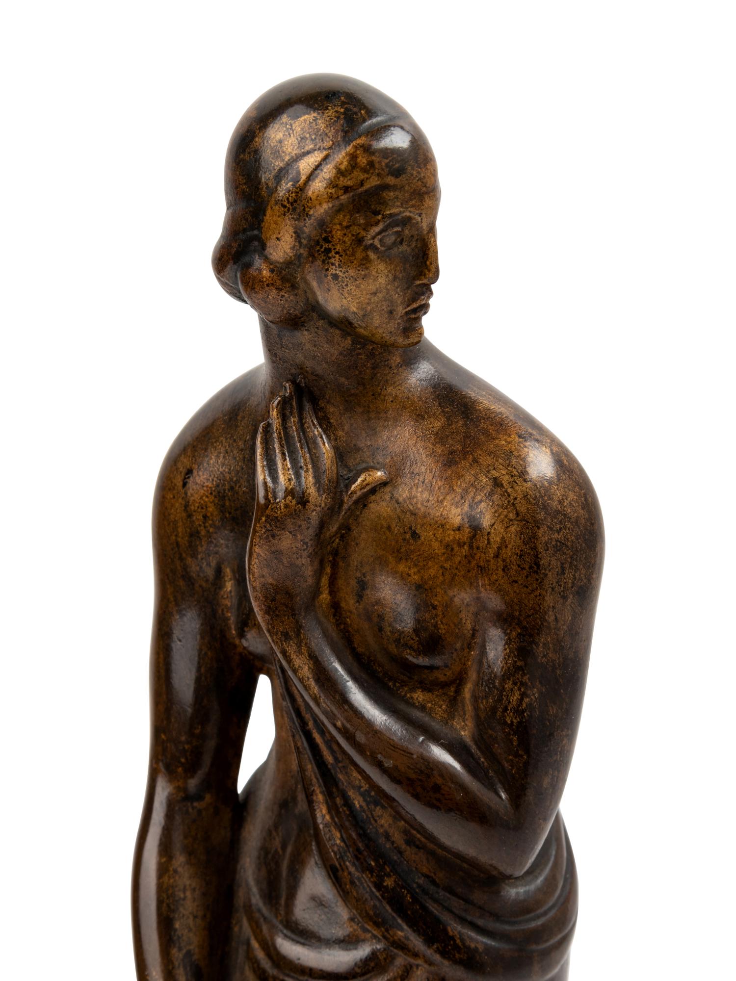 Pudeur (Draped Figure , Standing Woman) [LF 18] model circa 1915-17, cast circa 1917-20