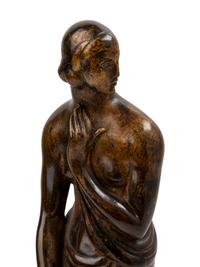 Pudeur (Draped Figure , Standing Woman) [LF 18] model circa 1915-17, cast circa 1917-20